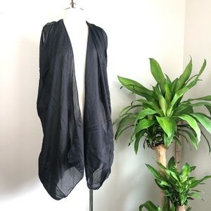 MULTI FUNCTIONAL BLACK SCARF, WRAP, COVER UP.
